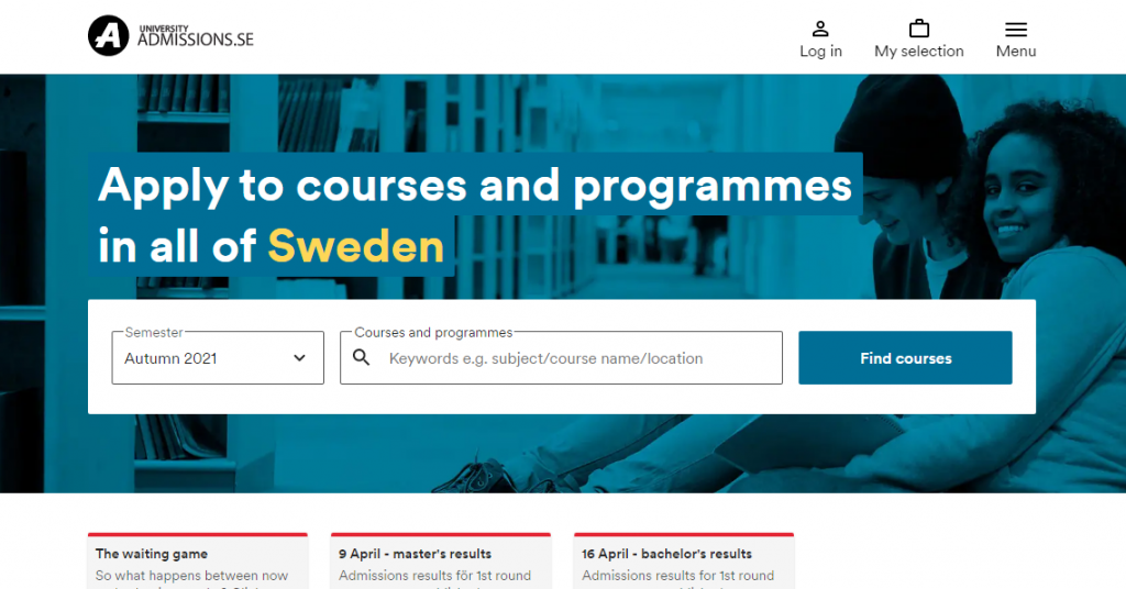 Hướng dẫn đăng ký vào các trường đại học ở Thụy Điển mùa thu năm 2021